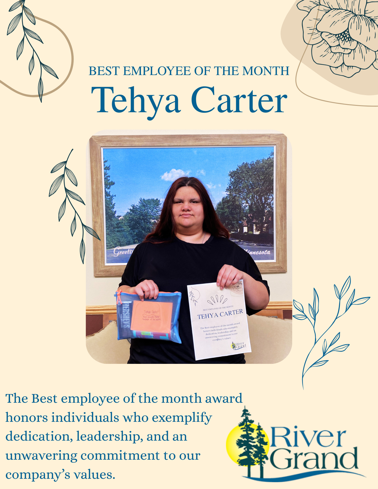 Tehya Carter FB post Tehya Carter FB post